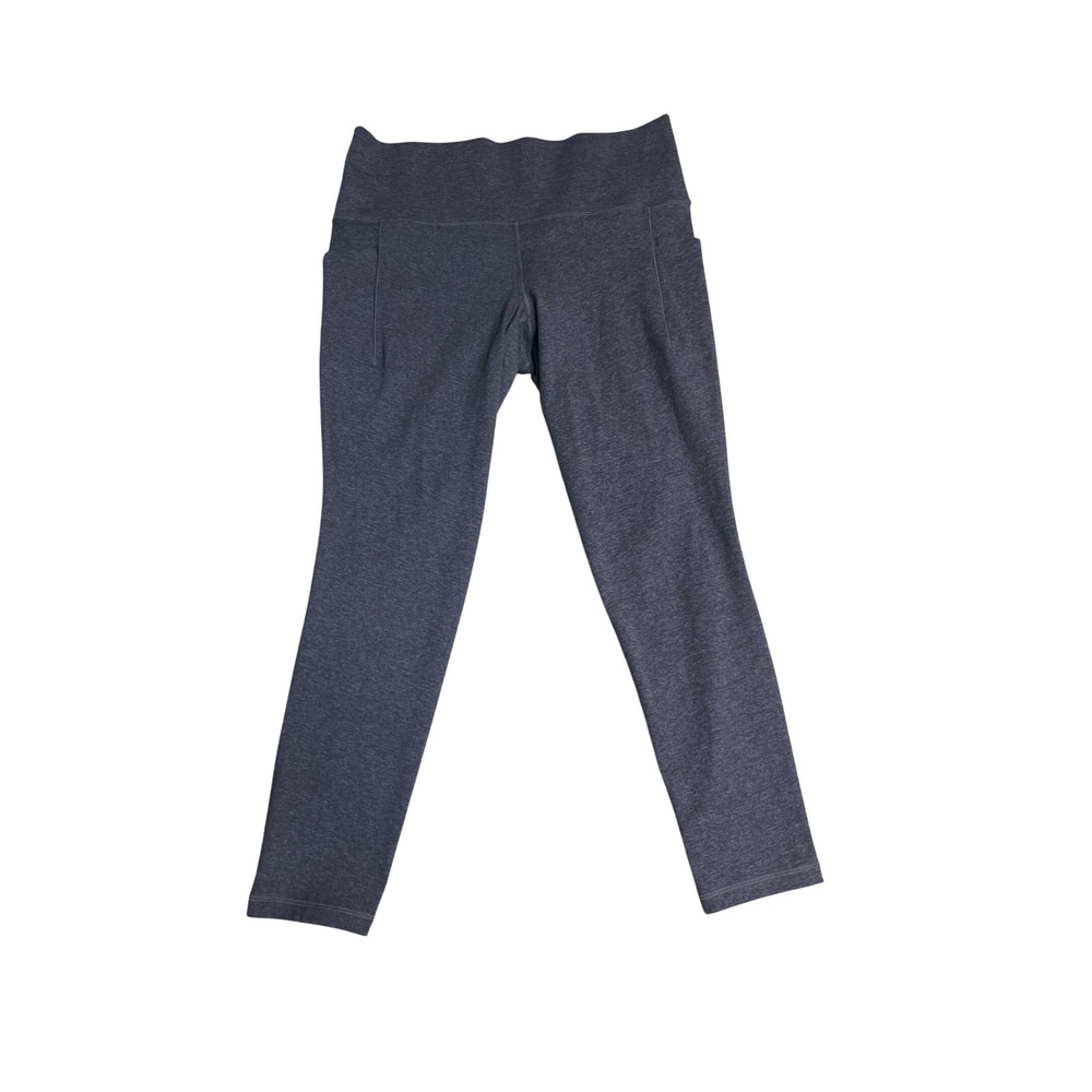 Athleta Salutation Stash Pocket II Softluxe Tights Womens L Gray Good High Rise